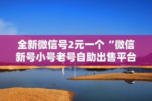 全新微信号2元一个“微信新号小号老号自助出售平台”